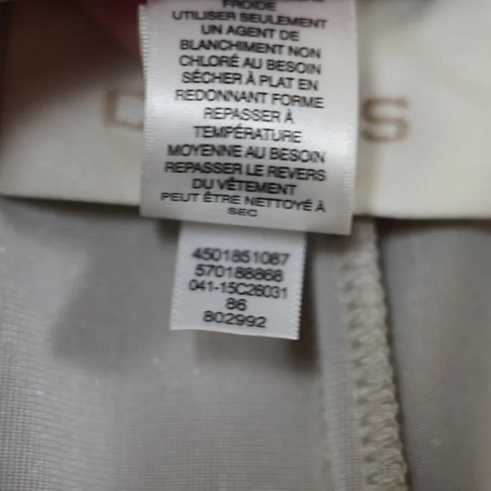 Chicos Womens Sequin Velvet ankle Pants M(8) Champagne Party Club Holiday - Picture 8 of 10